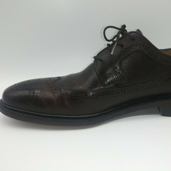 Johnston Murphy Longwing Wingtip Oxford Shoes 10 M main image 4
